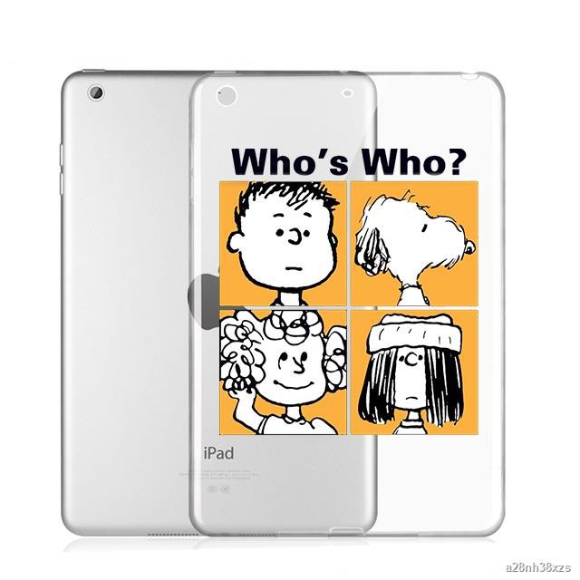 ✉☂☾case ipad gen8 Transparent cartoon Snoopy เคส ipad air 4 case ipad 2020 Pro เคส ipad mini5 เคสไอแพด Air3 Air2 Air1
