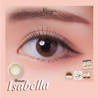 Isabella brown พร้อมส่งสายตาปกติและค่าสายตา (Mayalens)