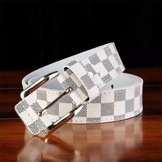 พร้อมส่ง แฟชั่นใหม่เข็มขัดผู้ชาย หนังPU หัวอัลลอยด์ทนทาน
