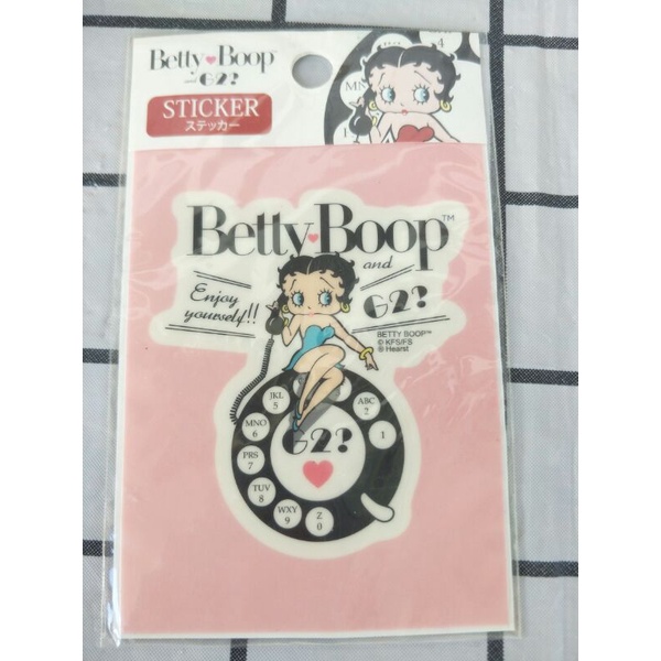 สินค้า​ของเล่น​ของ​สะสม​สติ๊กเกอร์​ ​Betty Boop สินค้า​ญี่ปุ่น​มือสอง​