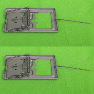 X 2 จับหนู Heavy Duty Steel สปริงโหลด Rat Trap เพื่อกำจัดหนู มีแรงดันสปริง เหล็กดักหนู เหล็กกำจัดหนู ที่ดักหนู จัดส่งใ