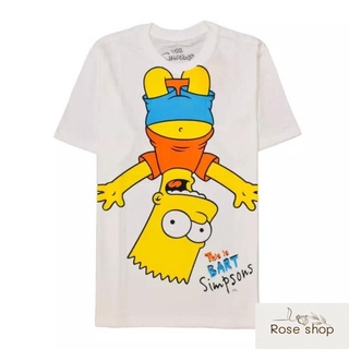 เสื้อยืดซิมซันSimpson การ์ตูนลิขสิทธิ์ รุ่น สีขาว