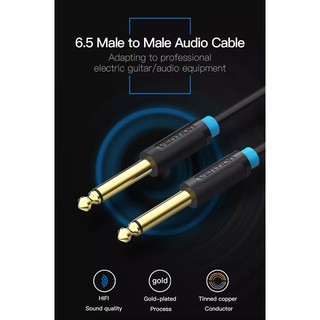 Vention Aux Guitar Cable 6.5 Jack 6.5mm (also called6.35) to 6.5mm  Cable for Stereo Guitar Mixer Amplifier Speaker