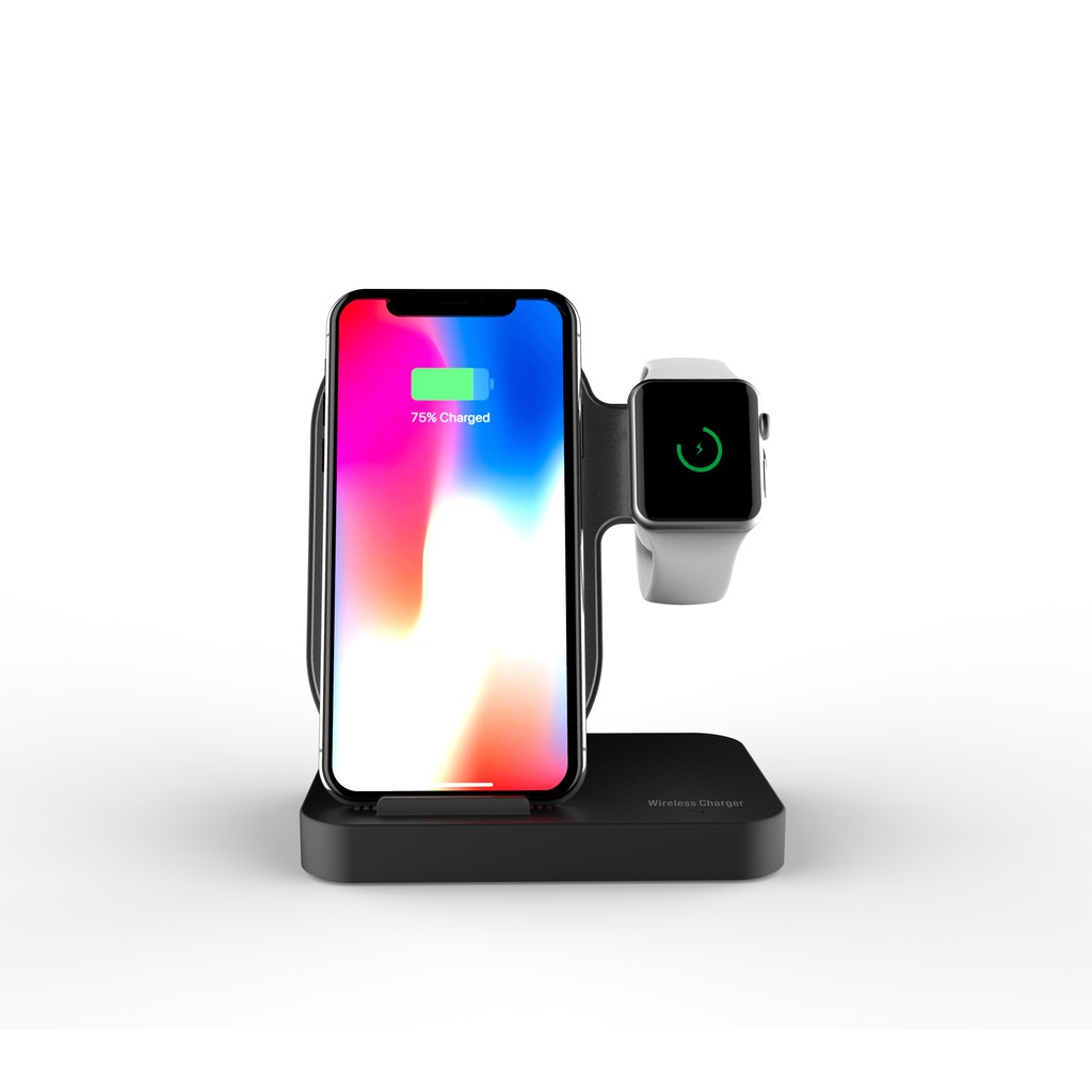 Poruto Wireless Charger แบบแนวตั้ง พร้อม ชาร์จ Apple iWatch