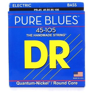 สายกีต้าร์เบส 4 สาย DR Strings Pure Blues Bass Strings รุ่น PB-45