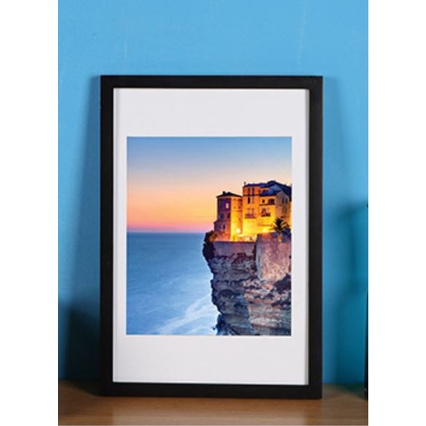 กรอบรูปสีดำ ขนาด A4 A3 A2 A1 5นิ้ว-36นิ้ว กรอบรูปติดผนัง กรอบรูปสวย กรอบรูปไม้ กรอบรูปตกแต่งบ้าน pic