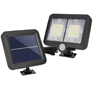 ไฟสปอร์ตไลท์ SOLAR SENSOR 56LED / 98LED โคมไฟled โคมไฟโซล่าเซลล์ ไฟถนน led ทำงานโดยตรวจจับความเคลื่อนไหว สินค้าของแท้100