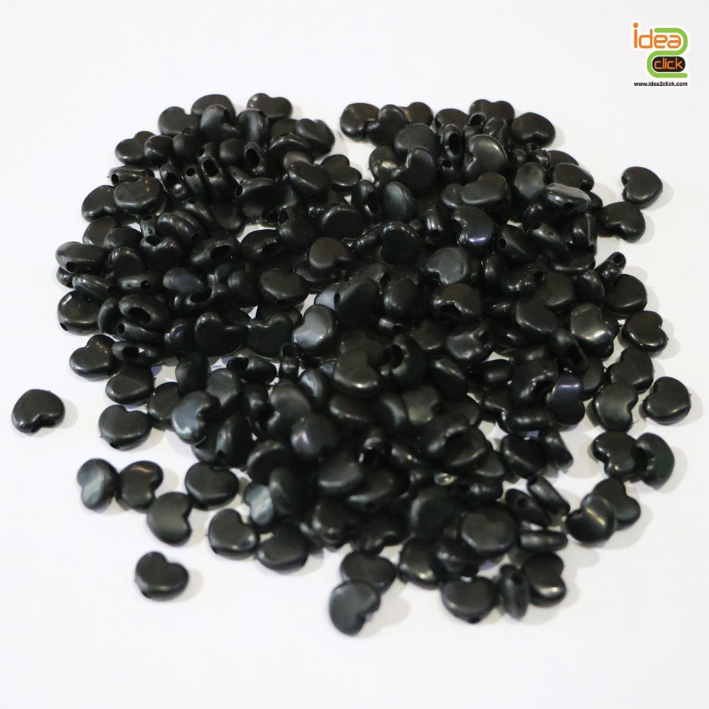 Stopper ซิลิโคน ( รูปหัวใจ ) ใช้สำหรับปรับสายคล้องหูของหน้ากาก **1 ถุง ต่อ1 สี  **  20 ตัว 9.-   50 ตัว 22.-  100 ตัว 40 - รูปที่ 2