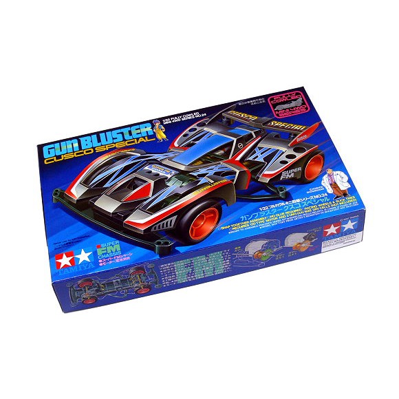 พลาสติก โมเดล ประกอบ TAMIYA Mini 4WD GUN BLUSTER CUSCO SPECIAL (ไม่มีมอเตอร์) (SUPER FM CHASSIS) (19