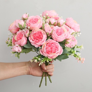 Artificial Flowers in Vase ดอกไม้ประดิษฐ์ พร้อมแจกัน