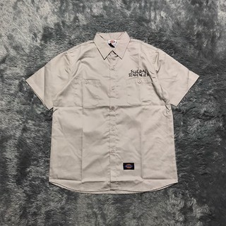 เสื้อเชิ้ต DICKIES X SUICIDAL FwBEIGE คุณภาพสูงพรีเมี่ยมสําหรับผู้ชาย