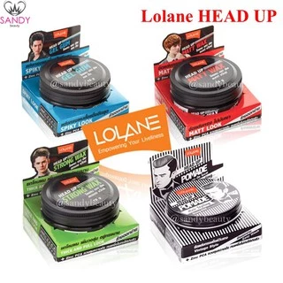 Lolane โลแลน แว็กซ์ จัดแต่งทรงผม เฮดอัพ Head Up 75 g. เยล เจล ใส่ผม โพเมด โปเมด พอมเมด ใส่ผม มี 4 สูตร อยู่ทรง