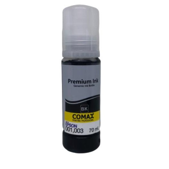 หมึกเติม 001,003 Premium Ink COMAX (สี BK) (หัวแบบเดียวกับหมึกแท้) สำหรับเครื่องพิมพ์ Epson L3110,3150