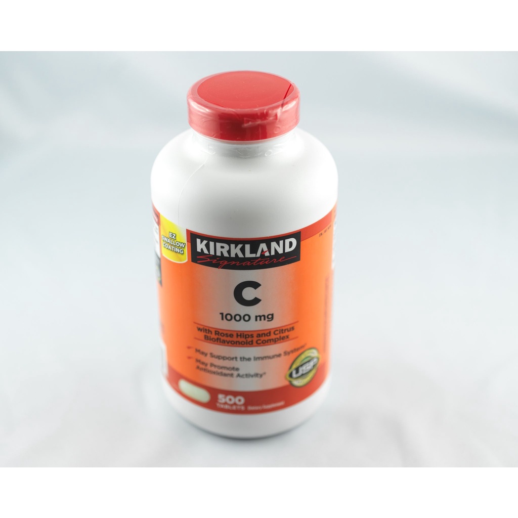 Kirkland Signature Vitamin C วิตามินซี 1000mg จำนวน 500 เม็ด