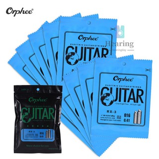 Orphee RX-3 Single String Replacement for Electric Guitar 3rd G-String (.016) 10-Pack Nickel Alloy Super Light Tension  -Musical