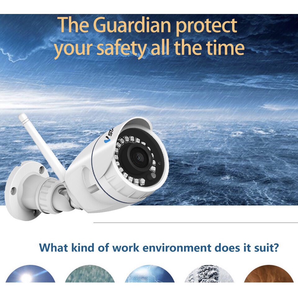 VStarcam C17S กล้องวงจรปิดไร้สาย ภายนอก กันน้ำ