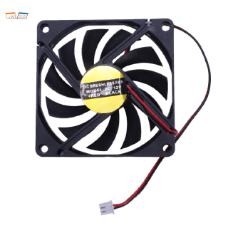 80 มม. 2 Pin อุปกรณ์พัดลมระบายความร้อนสําหรับคอมพิวเตอร์เคส Cpu Cooler