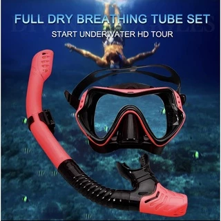 ใหม่ Professional ดำน้ำดำน้ำหน้ากากดำน้ำและ Snorkels แว่นตาดำน้ำ Easy Breath Tube ชุดหน้ากากดำน้ำ