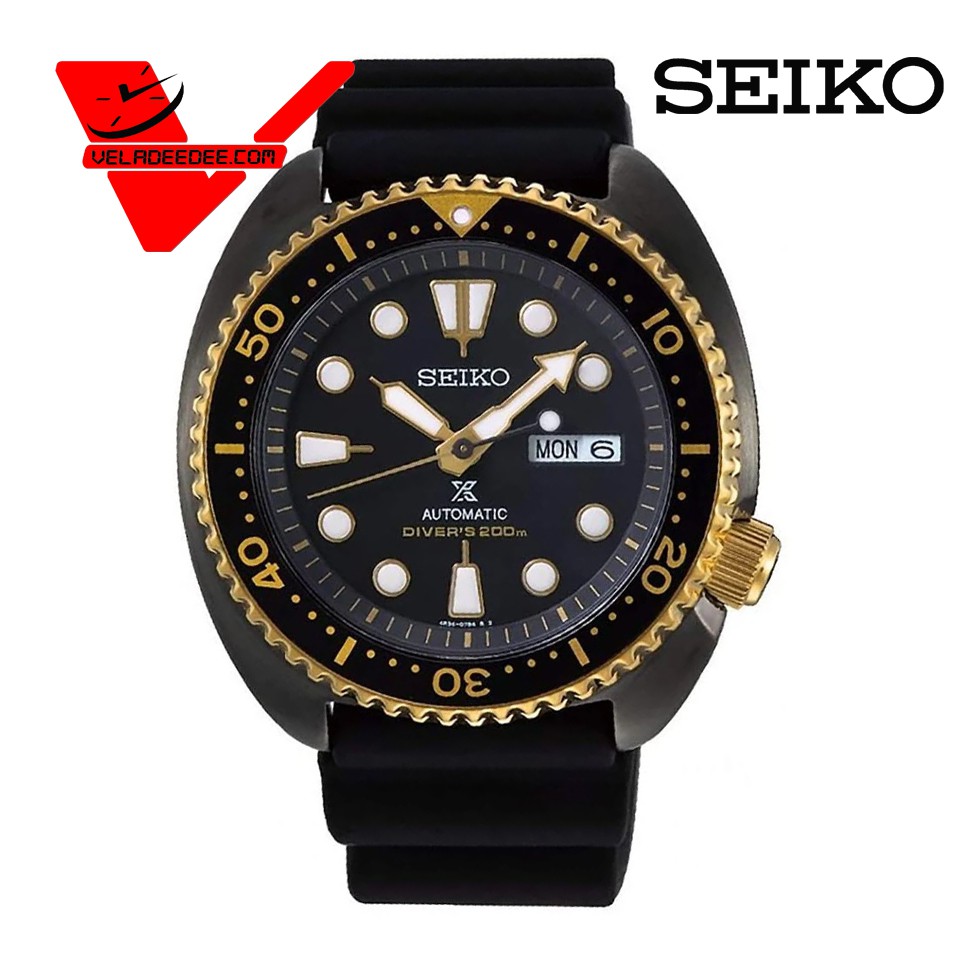 Seiko Prospex Turtle SRPD46K Automatic 200M Male Divers Watch  นาฬิกาข้อมือผู้ชาย  รุ่น SRPD46K1 veladeedee.com