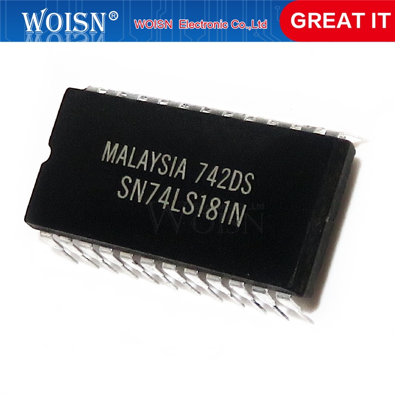 1 ชิ้น/ล็อต SN74LS181N HD74LS181P 74LS181 DIP-24 ในสต็อก