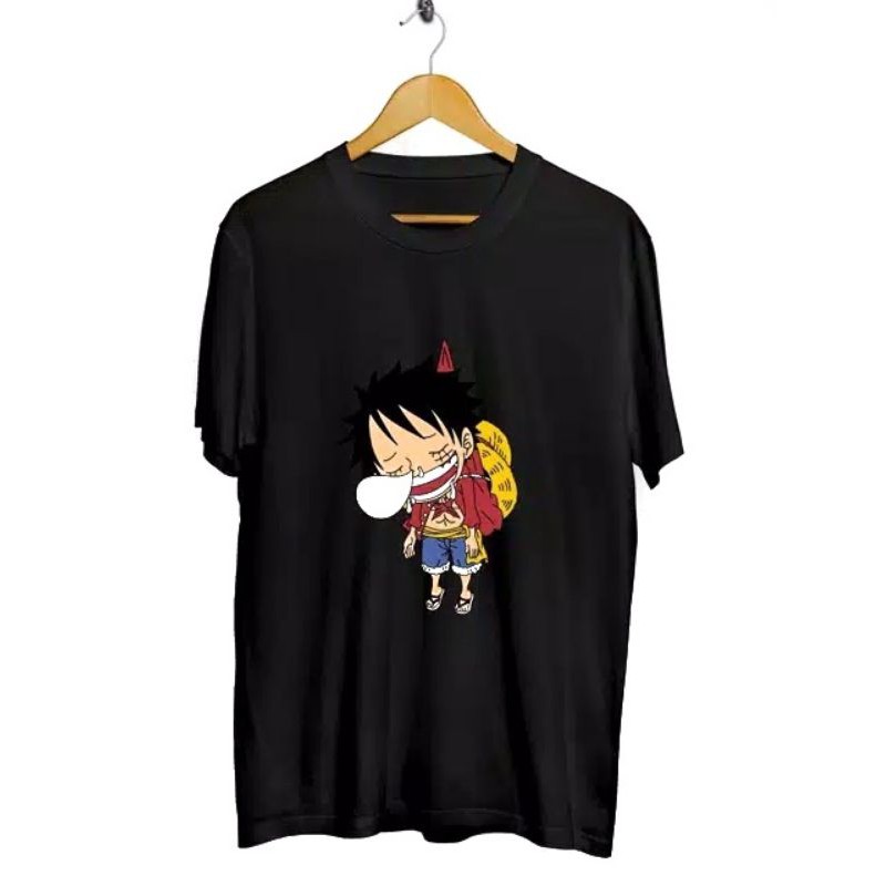 เสื้อยืดผู้ชาย/LUTFY SLEEP/เสื้อยืด ANIME/เสื้อยืดสีดํา