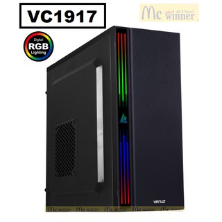 CASE (เคส) VENUZ รุ่น VC1917 ATX Computer Case มีไฟ RGB