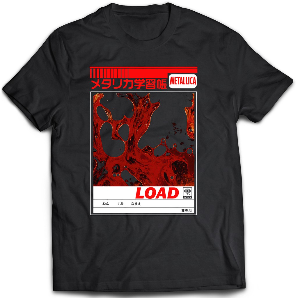 เสื้อยืด Baju Band Metallica Load - ผ้าฝ้าย 100% ใหม่