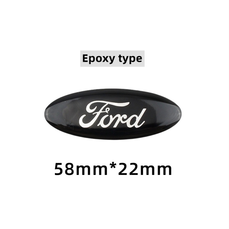 สติกเกอร์โลโก้สัญลักษณ์ 58×22 มม. สําหรับตกแต่งพวงมาลัยรถยนต์ Ford Kuga Explorer Fiesta Shelby 1 ชิ้น ราคา ถูกที่สุด ดีลบีเคเค แกลเลอรีภาพที่ 4