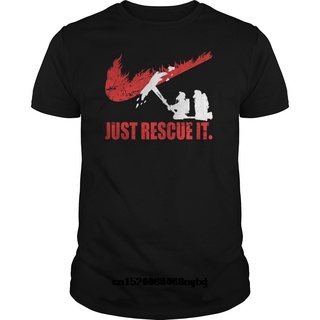 เสื้อยืดแฟชั่น พิมพ์ลาย FIREFIGHTER JUST RESCUE IT สําหรับผู้ชาย 2022