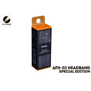 สายคาดสำหรับไฟฉายคาดหัว  Fenix รุ่น AFH-02 (สีดำไม่สะท้อน)ใช้กับไฟฉายคาดหัว Fenix หลายรุ่นยกเว้น HL40R, HM65R-T,HL-18R-T