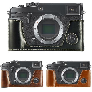 เคสกระเป๋าหนัง PU สำหรับ Fujifilm Fuji X-Pro 2 xpro2 Cover พร้อมแบตเตอรี่