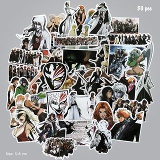 BLEACH สติกเกอร์กันน้ำรูปแบบที่แตกต่างกัน, 50 ชิ้น