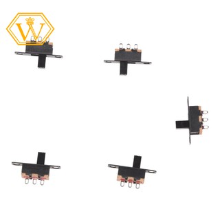 ☀In Stock☀5 Pcs 50V 0.5A 3 Pin 2 Position On/OFF 1P2T SPDT Slide Switch 3 Pin