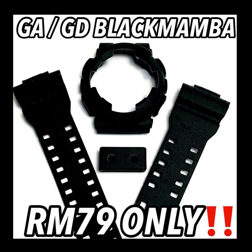 RM79 เท่านั้น ! BNB BLACK MAMBA GA100 GA110 GA120 / GD100 GD110 GD120 / BAND และ BEZEL HITAM MATTE C