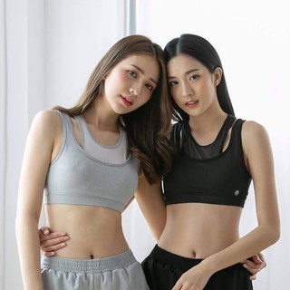 Active cotton x KARBIRI สปอร์ตบรา Double Bra