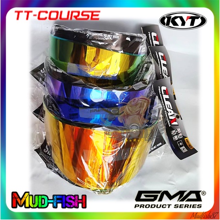 TT COURSE FULLFACE HELMET VISOR SIANG MALAM (GMA)