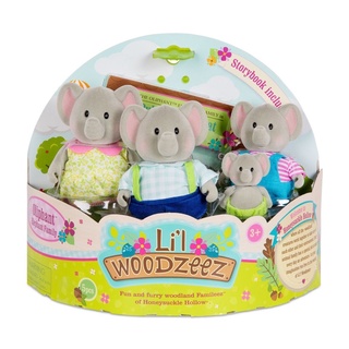 LIL WOODZEEZ ELEPHANT FAMILY - เซ็ตตุ๊กตาครอบครัวช้าง