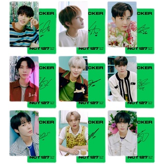 NCT127 STICKER Signature Small Card Photocard