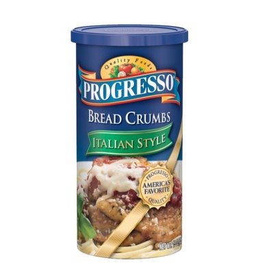 Progresso Italian Bread Crumbs 425g เกล็ดขนมปังอิตาเลี่ยน 425 กรัม