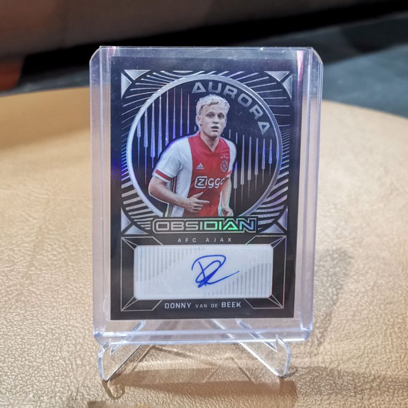 ขาย การ์ด Panini Obsidian Ajax Manchester United Man U Donny Van de Beek Auto Autograph /149 การ์ดหน