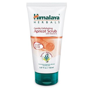 **แท้100% ฉลากไทย หมดปี10/21 ** Himalaya Herbals Gentle Exfoliating Apricot Scrub 150 ml**