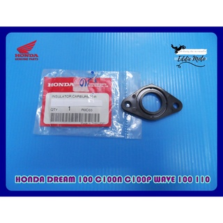 HONDA DREAM100 C100N C100P WAVE100 WAVE110 INSULATOR CARBURETOR "GENUINE PARTS" / ไฟเบอร์ คาร์บูเรเตอร์ คาร์บู แท้