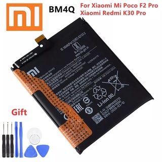 100% Original XIAO MI BM4Q 4700MAh แบตเตอรี่โทรศัพท์สำหรับ Xiaomi Mi Poco F2 Pro Redmi K30 Pro K30Pro เปลี่ยนแบตเตอรี่