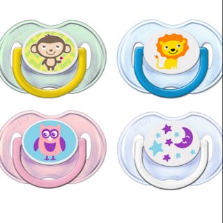 Philips AVENT จุกนมหลอก CLASSIC 0-6M (Mixed boy &amp; girl) (1กล่องมี2ชิ้น)