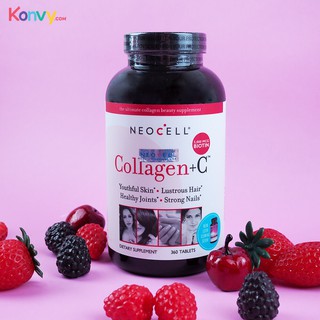 Neocell Super Collagen + C 6000mg with biotin 360tablets คอลลาเจนบริสุทธิ์ จากนีโอเซล ช่วยบำรุงผิวนุ่มเนียน สุขภาพดี