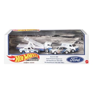 Ford Race Team C800 Escort Transit MK2  2021 Hot Wheels Premium Box Set รุ่นGMH39-GRN84