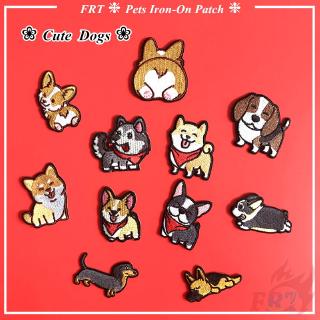 ☸ Cute Dogs - Pets Series 01 Iron-on Patch ☸ 1Pc DIY Sew on Iron on Badges Patches