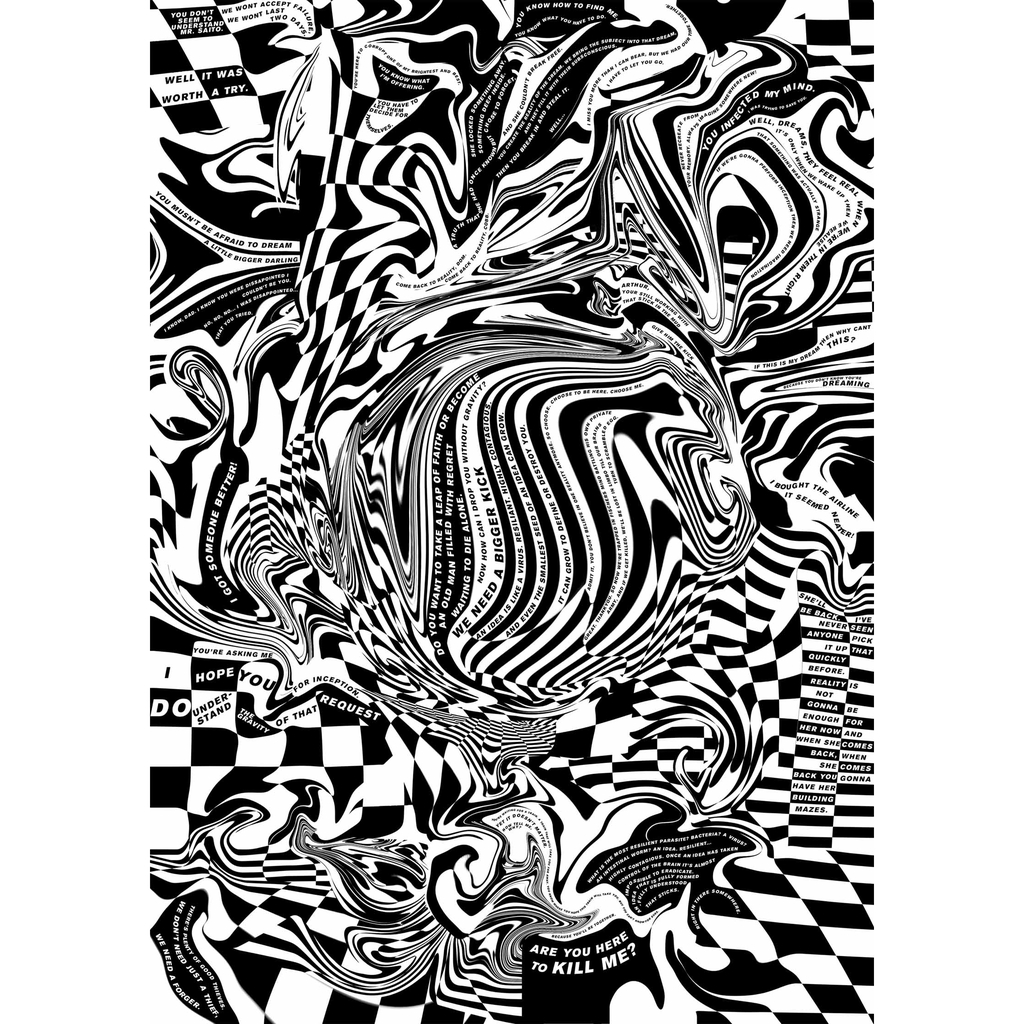 โปสเตอร์หนัง Inception จิตพิฆาตโลก โปสเตอร์ Poster รูปภาพ ภาพติดผนัง โปสเตอร์ภาพพิมพ์ โนแลน Nolan Di