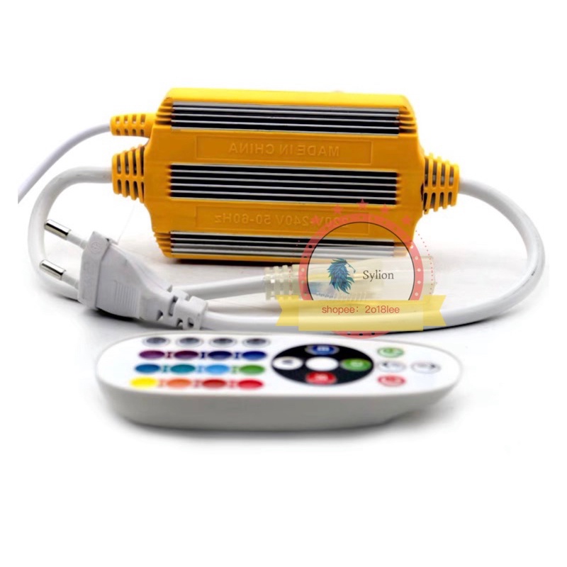 RGBแถบไฟเปลี่ยนสีและหรี่แสงได้พร้อมรีโมทคอนโทรล ใช้ได้กับห้องนอนกลางแจ้งหลายห้อง - รูปที่ 7