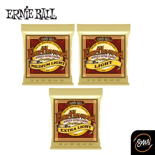 [ของแท้ 100%] Ernie Ball สายกีต้าร์โปร่ง รุ่น Earthwood (สายนิ่ม)